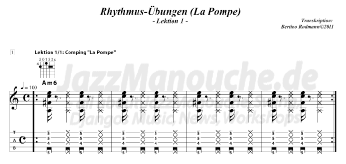 Rhythmus - La Pompe Rhythmus - La Pompe